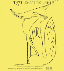 1971 Men's Nationals Program Brochure