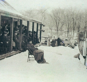 A snowy day didn’t discourage the crowd of spectators at Fox Meadow Tennis Club.
