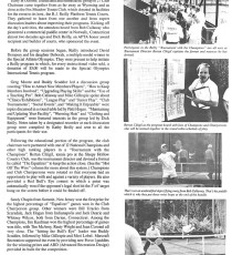 Platform Tennis News covered the event