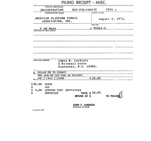 APTA Incorporated as Non-Profit