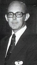 Robert A. Brown. Photograph taken at Fox Meadow Tennis club on January 22, 1978 at gathering of APTA's 