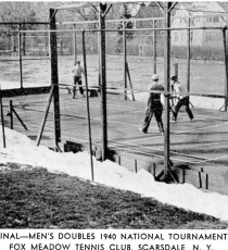 Final of Men's National Championship 1940, Fox Meadow Tennis Club, Scarsdale, NY