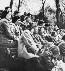 A typical gallery at Fox Meadow during this time. Photograph is from 1959.