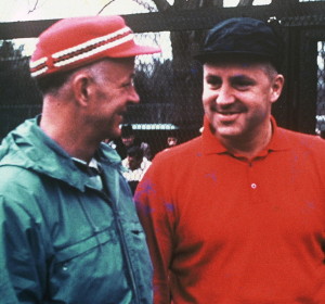 Bill Pardoe (right) and long-time partner, George Harrison