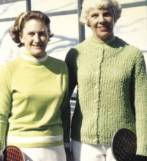 Peggy Stanton (left) and long-time partner Charlotte Lee.