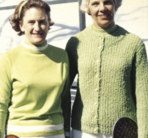 Peggy Stanton (left) and long-time partner Charlotte Lee.