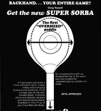 The first oversized paddle