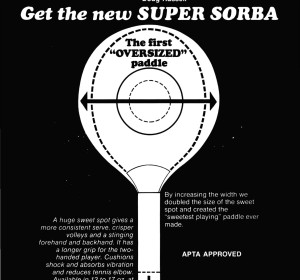 The first oversized paddle