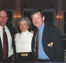 Rich Maier, Buffy Briggs, and Steve Baird at the induction ceremony