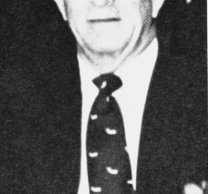 George R. Harrison, 1983. Photograph taken at the celebration of Fox Meadow Tennis Club's centennial