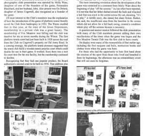 Platform Tennis News, Spring 1997