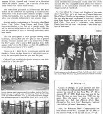Platform Tennis News reports on Juniors
