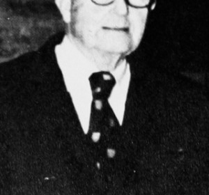 Oliver A. Kingsbury, 1983. Photograph taken at the celebration of Fox Meadow Tennis Club's centennial