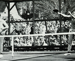 Bob Kingsbury (right) and John Mangan at Fox Meadow in 1975