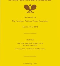 1972 National Men's program