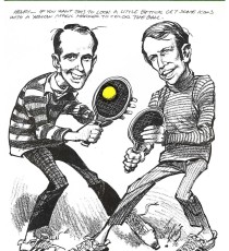 In 1976, for the first time, stringent qualifying criteria were applied to entrants to limit the draw to a manageable number. The event could be followed on television as PBS, courtesy of Tribuno, filmed it.

In the Men’s, the Baird brothers defeated defending champions Jennings and Steele. This was the first of ten Men’s titles for Steve Baird. Wendy Chase and Linda Wolf defeated BJ DeBree and Fay Gambee for the Women’s title. DeBree then teamed with Herb Fitz Gibbon to win their second straight Mixed title. In the Senior events, Baird and Lankenau lost their bid for a hat-trick in the 45+, losing to Don Miller and Dick Squires, but did capture the 50+ championship. 
