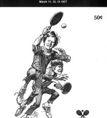 1977 Men's Nationals Program Brochure