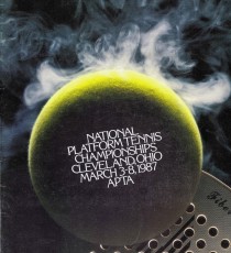 National Platform Tennis Championships. Cleveland, OH, March 3-8, 1987