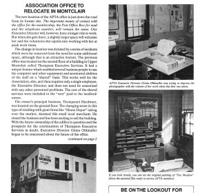 The big move was the lead story in Platform Tennis News