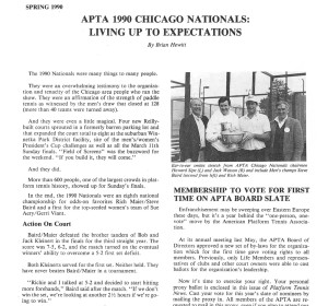 Platform Tennis News reports on the Nationals