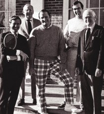 The Cleveland Invitational directors in 1973 (from left to right): David S. Dickenson II, Richard Taylor, Willis M. McFarlane, Carrington Clark, Jr., and Robert Bartholemew. (Missing from photo: John J. Bernet and John F. Turben)