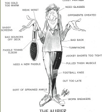 One of many Jack Davis paddle drawings