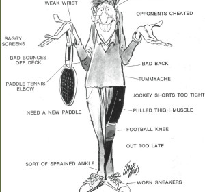 One of many Jack Davis paddle drawings