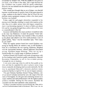 Platform Tennis News, Summer 1996