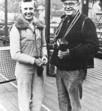 Marilyn and Gub Gerrish at Fox Meadow Tennis Club in Scarsdale, NY