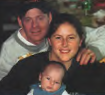 National Champions George and Lauren Zink with Zachary Tyler