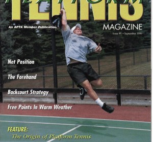 Platform Tennis Magazine's First Edition